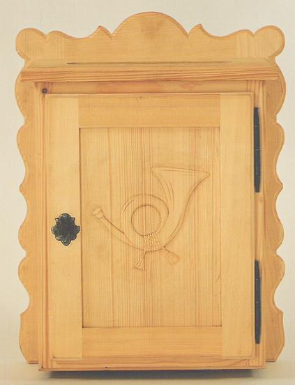 cutie postala stil rustic